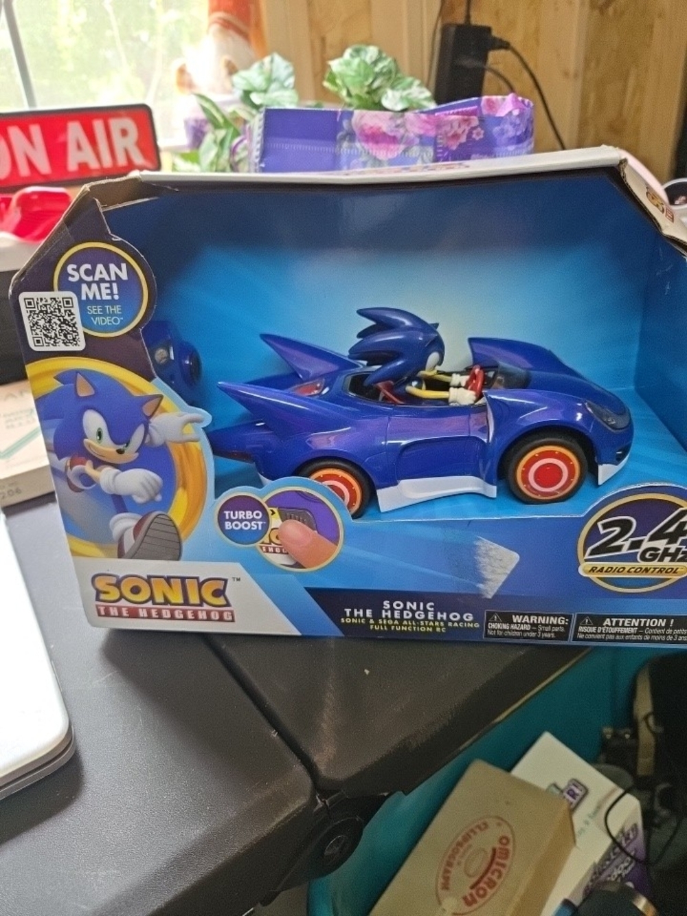 NKOK Sonic the Hedgehog 2.4 GHZ Turbo Boost RC Vehicle SEE DETAILS